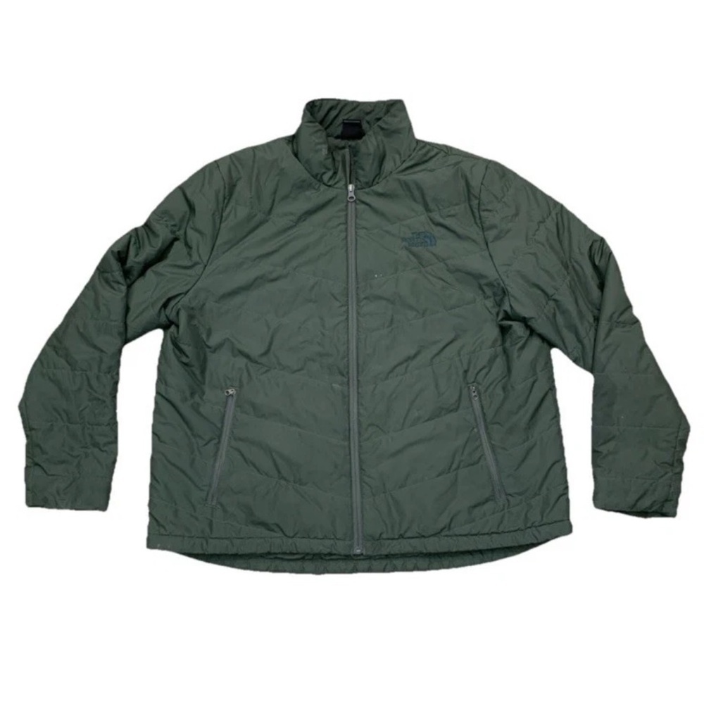 The North Face Size S Tamburello 2 Quilted Puffer Jacket Green Womens Revolve